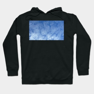 White Blue Cloudy Sky Hoodie